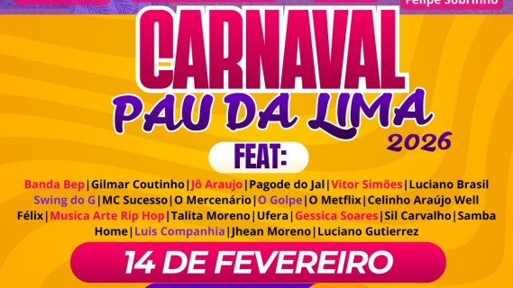 MAIS UM CARNAVAL NO BAIRRO DE PAU DA LIMA